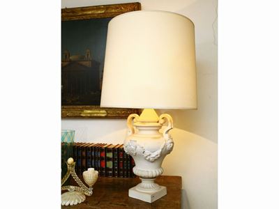 Coppia di Lumi in Ceramica
