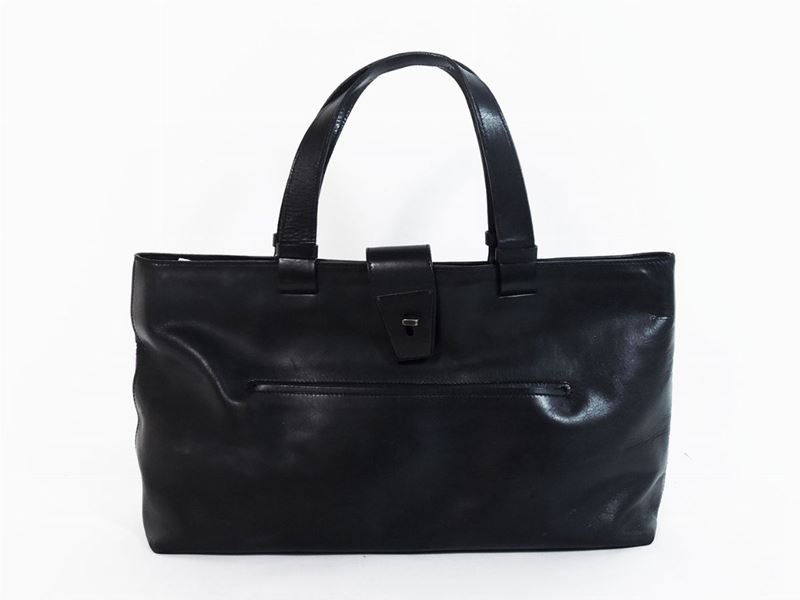 Borsa a Spalla in Pelle Nera, Gucci