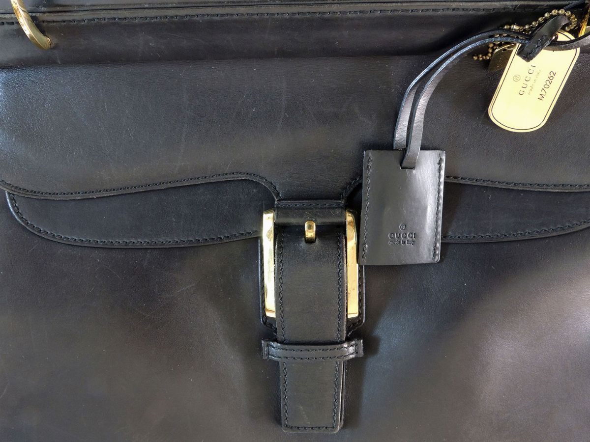 Doctor Bag in Pelle Nera, Gucci