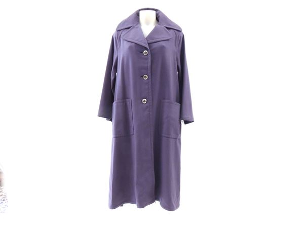 Purple wool coat, Chloè