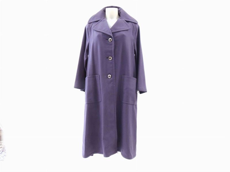 Cappotto in Lana Viola, Chloè