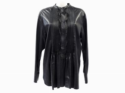Camicia in Pelle Nera, Gucci