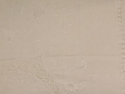 Tenda in Lino Bianco