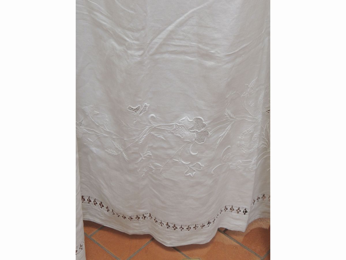 Tenda in Lino Bianco
