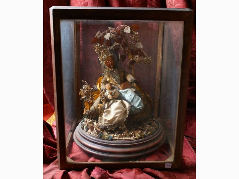 Grande Teca Devozionale in Legno di Rovere