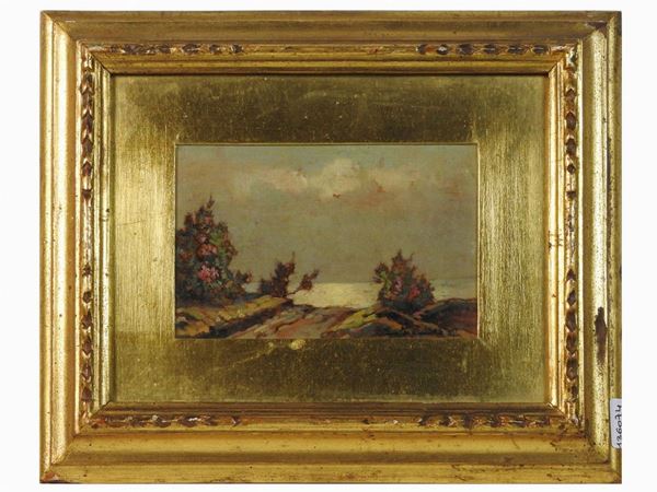 Gino Romiti - Tuscan seascape 1934