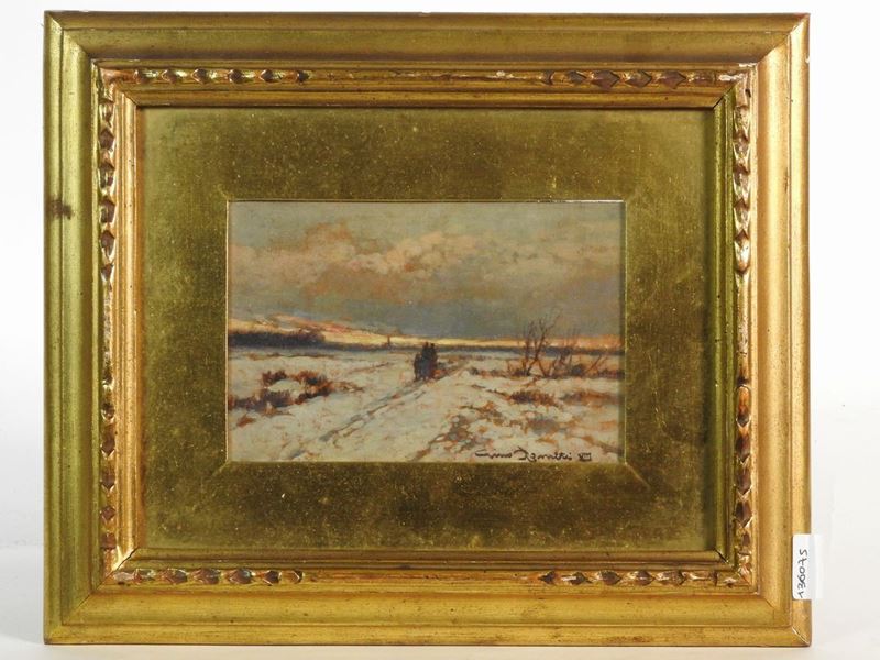 Gino Romiti - Paesaggio Innevato 1934