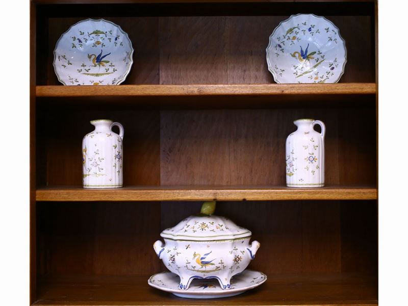 Set di Accessori per la Tavola in Terracotta Smaltata, Larucci