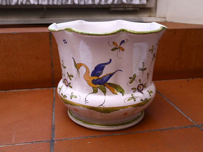 Cachepot in Terracotta Smaltata, Larucci