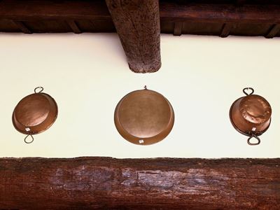 Lotto di Accessori per la Casa in Rame
