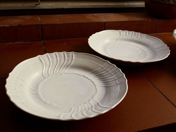 Pair of porcelain trays, Richard Ginori