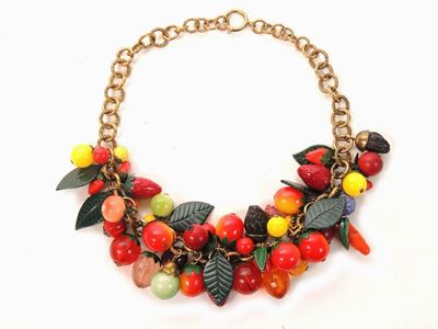 Collana in Metallo e Resina