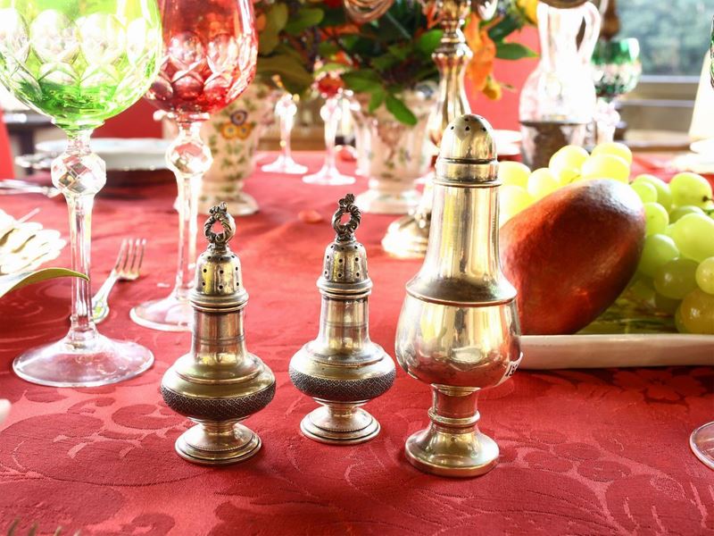Tre Spargizucchero in Argento