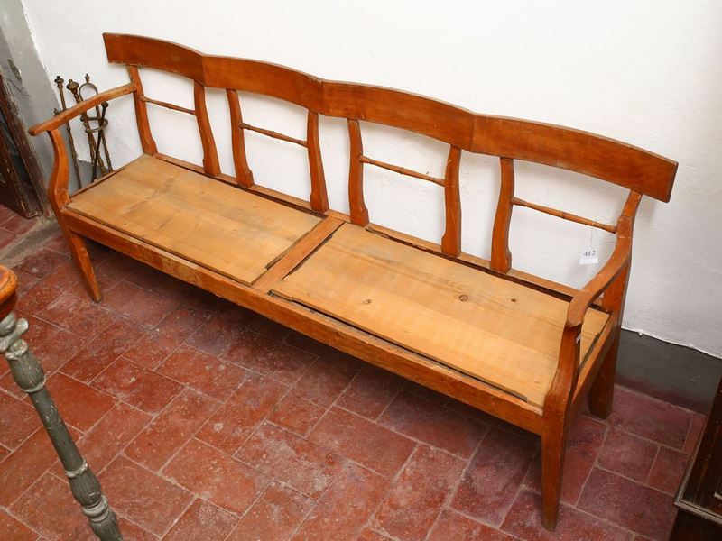 Divano a Panca in Ciliegio