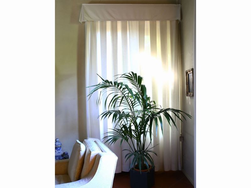 Tendaggio in Misto Lino Bianco