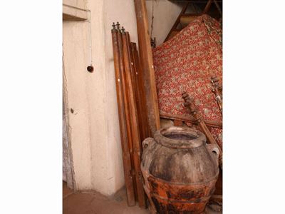 Letto a Baldacchino in Ciliegio