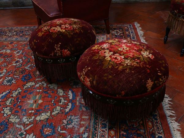 Pair of round stools