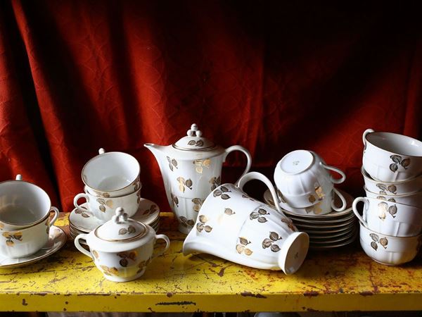 Richard Ginori 1940 porcelain tea set  - Auction Tuscan style: curiosities from a country residence - Maison Bibelot - Casa d'Aste Firenze - Milano
