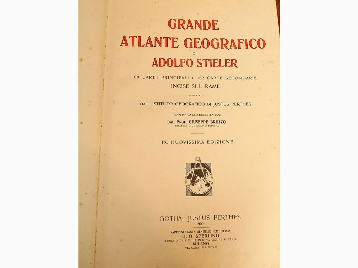 Grande Atlante Geografico di Adolfo Stieler