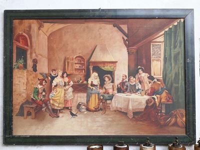 Scena D'interno con Personaggi