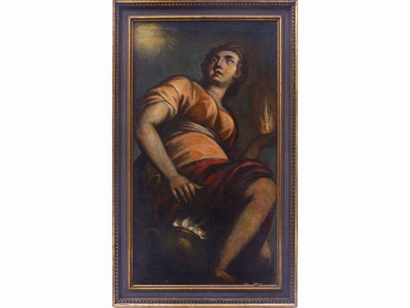 Scuola Veneta - Figura Femminile Allegorica