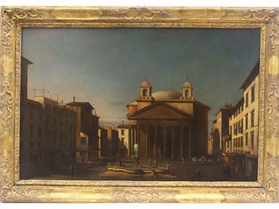 Veduta del Pantheon a Roma