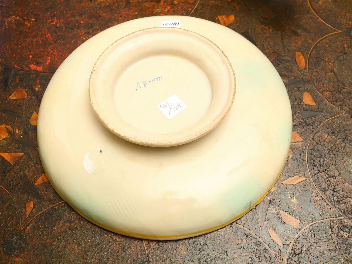 Coppa in Maiolica, Bottega di Orazio Fontana