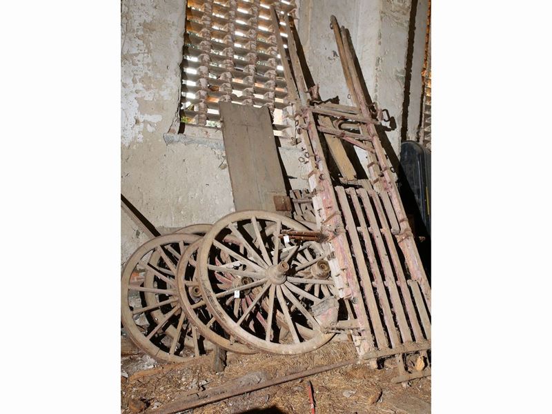 Struttura in Legno per Carro Agricolo