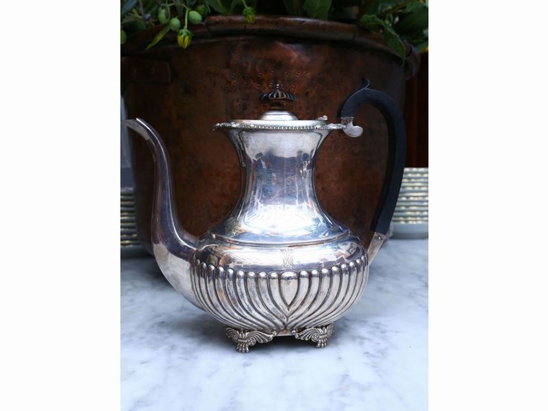 Caffettiera in Argento, Londra 1909