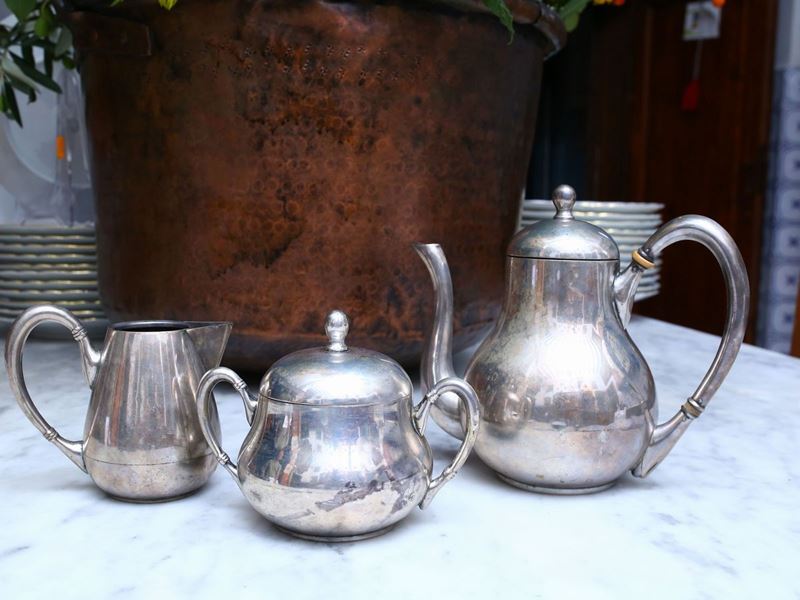 Servito da Caffè in Argento