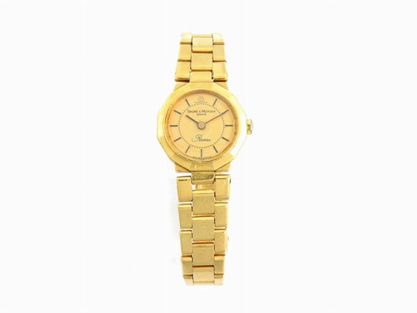 Yellow gold Baume & Mercier Riviera ladies wristwatch