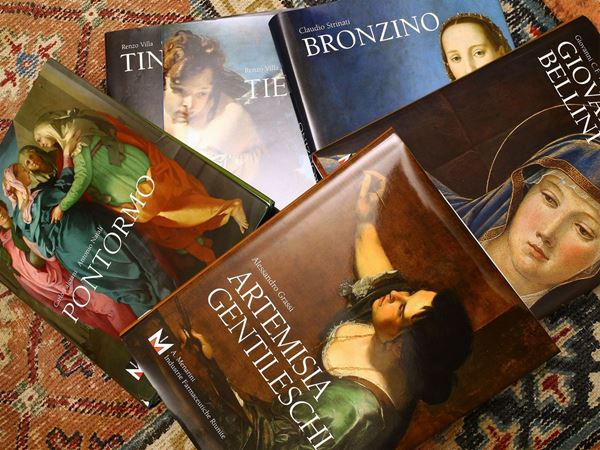 Miscellaneous of art books, Menarini Editions  - Auction Furniture and Paintings from a villa in Fiesole (FI) - Maison Bibelot - Casa d'Aste Firenze - Milano