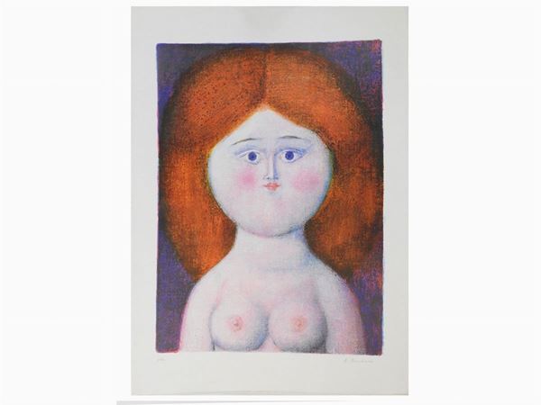 Antonio Bueno : Nudo femminile  ((1918-1984))  - Asta Arte moderna e contemporanea - Maison Bibelot - Casa d'Aste Firenze - Milano