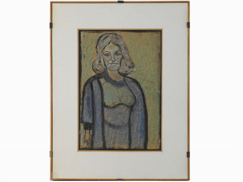 Pietro Ghizzardi - Ritratto Femminile 1971
