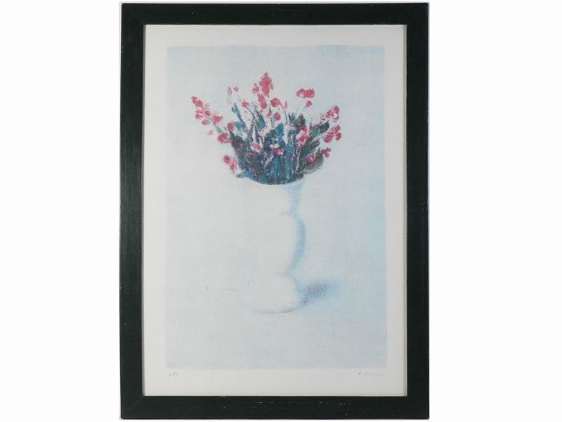 Antonio Bueno - Vaso con Fiori