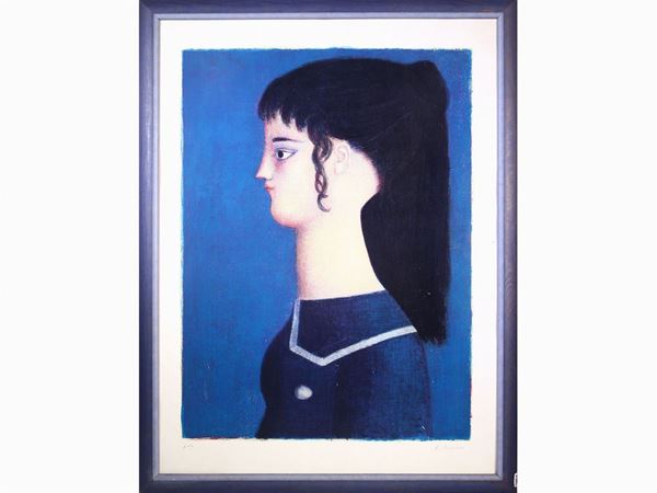 Antonio Bueno : Female profile  ((1918-1984))  - Auction Modern and Contemporary Art - Maison Bibelot - Casa d'Aste Firenze - Milano