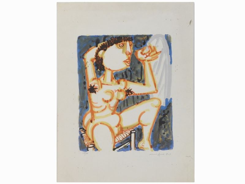 Giuseppe Migneco - Nudo Femminile