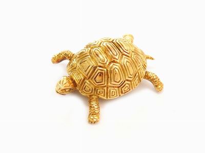 Spilla Animalier in Oro Giallo