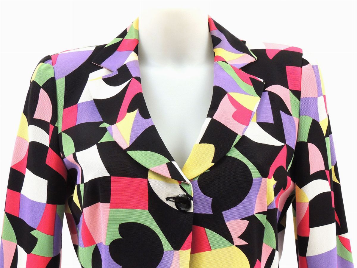 Giacca in Viscosa Multicolor, Emporio Armani