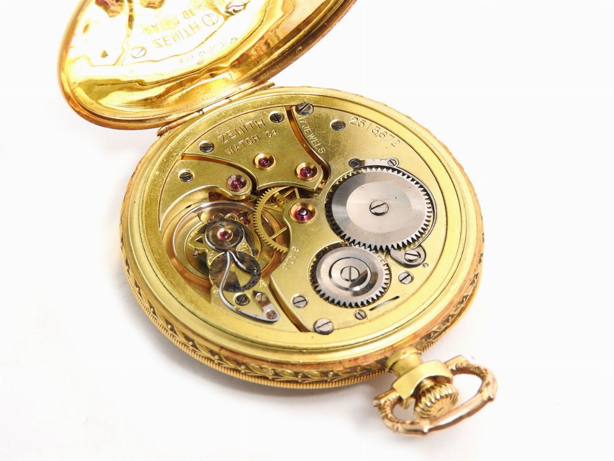Orologio da Tasca Zenith in Oro Giallo