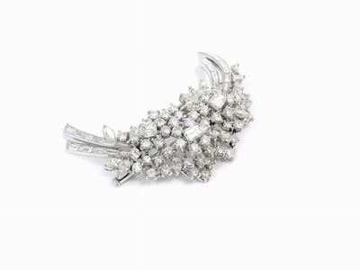 Spilla in Platino con Diamanti