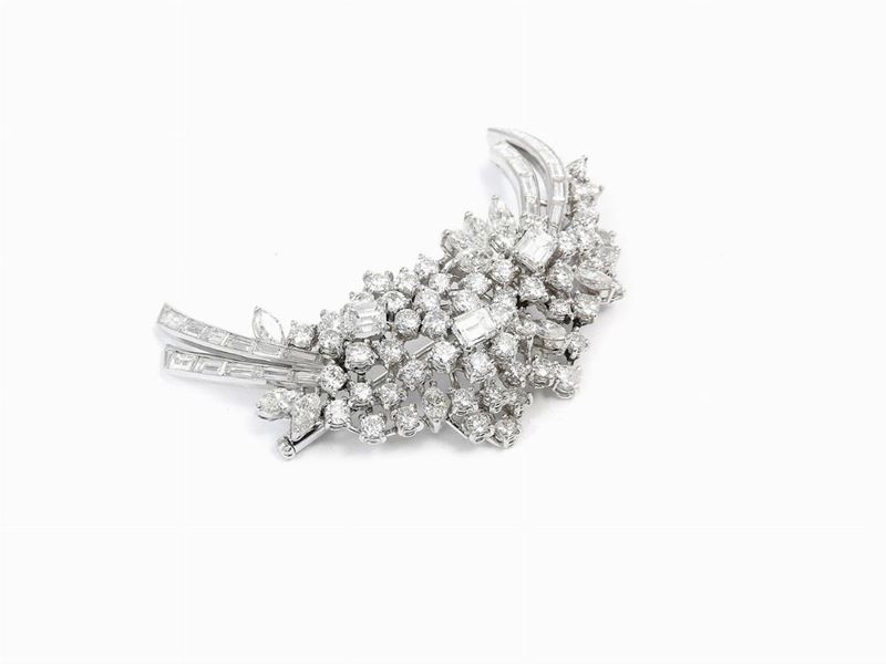 Spilla in Platino con Diamanti