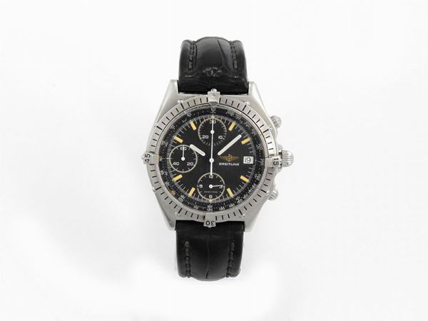 Breitling Chronomath wrist chronograph for men in steel  (Switzerland, nineties)  - Auction Jewels and Watches - Maison Bibelot - Casa d'Aste Firenze - Milano