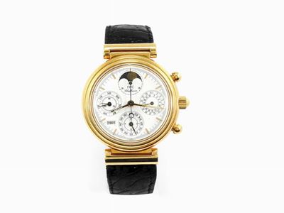 Cronografo Calendario Perpetuo Iwc da Vinci in Oro Giallo