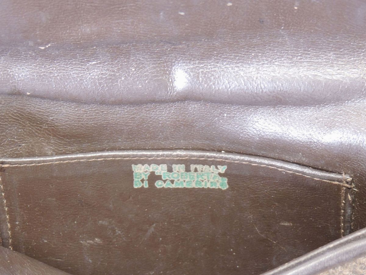 Borsa a Mano in Lana Marrone, Roberta di Camerino