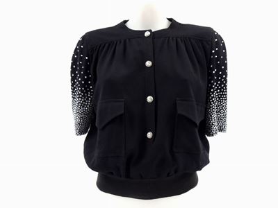 Blusa in Viscosa e Strass, Valentino