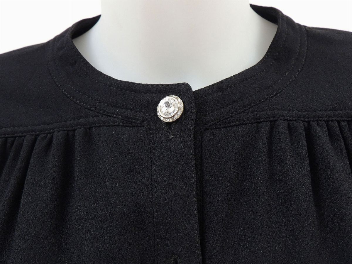 Blusa in Viscosa e Strass, Valentino