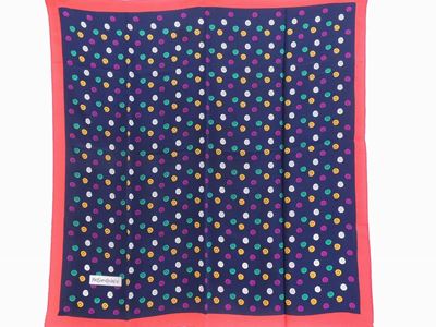 Foulard in Seta Blu, Yves Saint Laurent