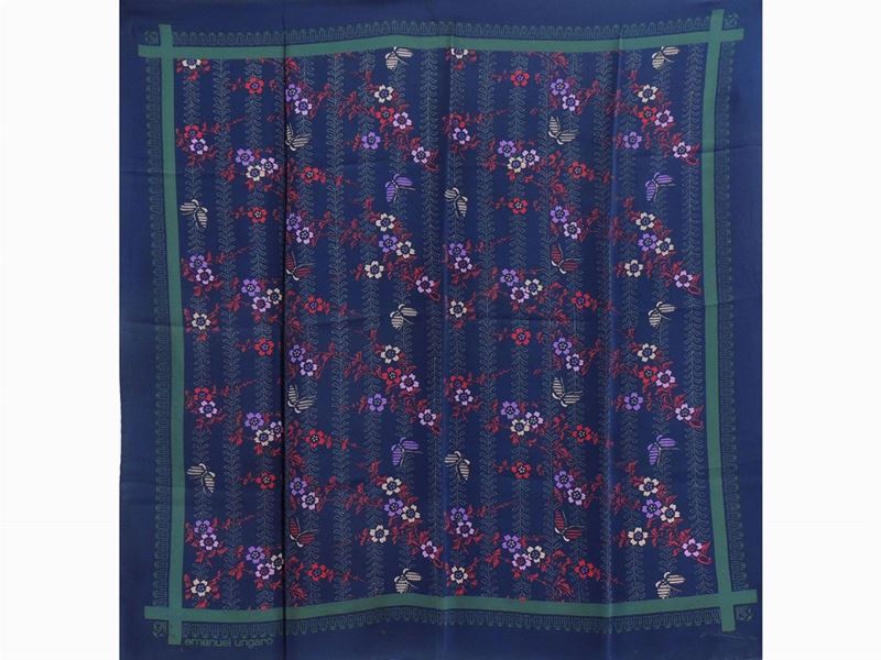 Foulard in Seta Blu, Ungaro