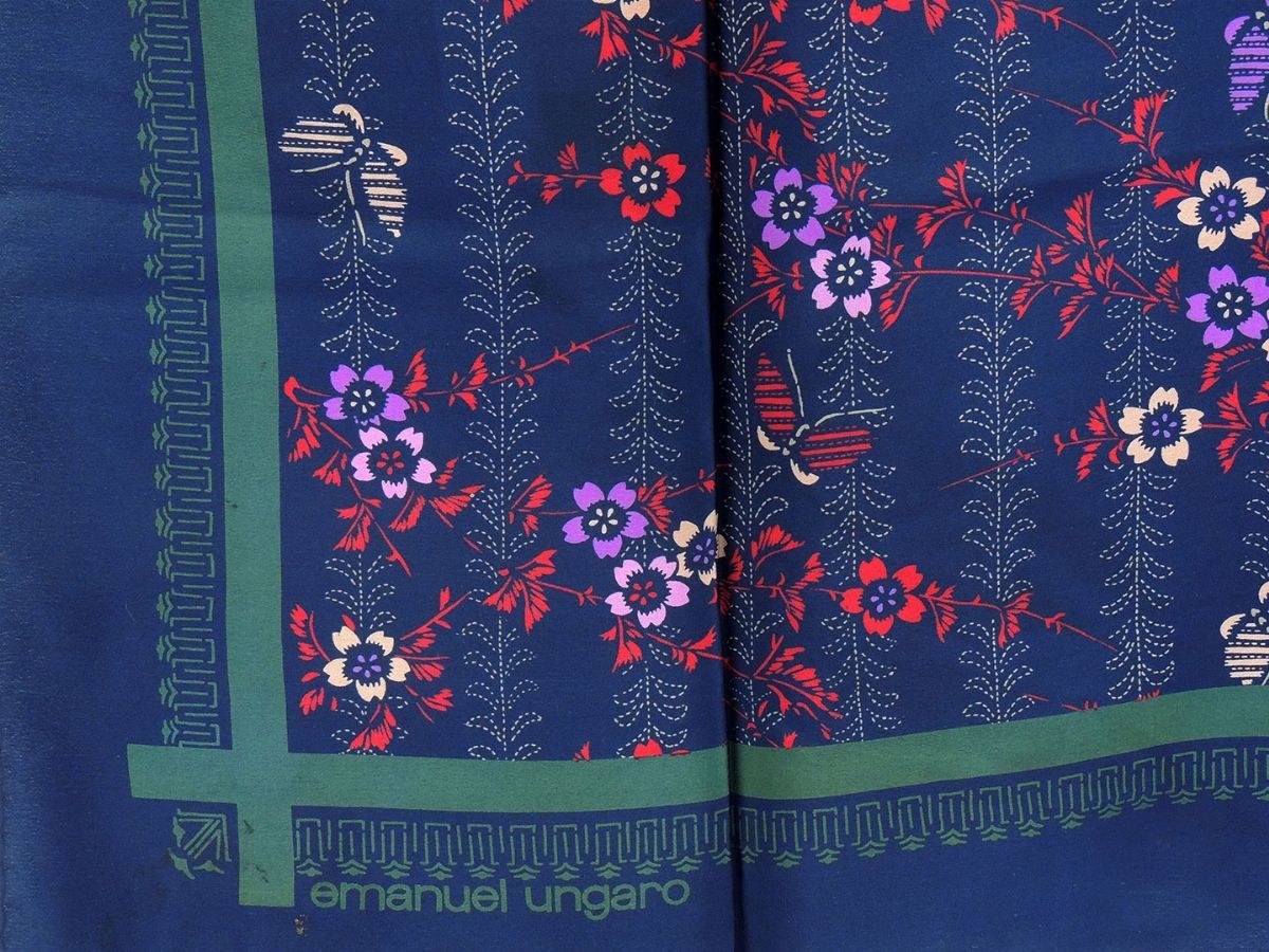 Foulard in Seta Blu, Ungaro